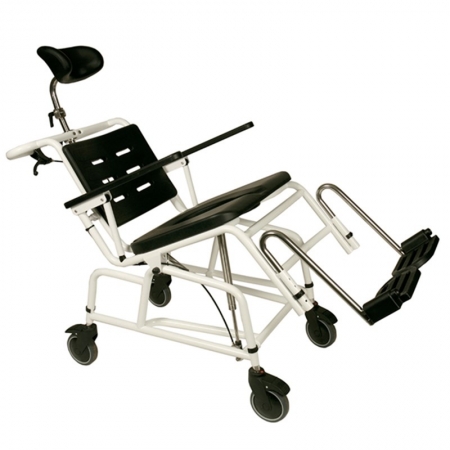 Combi Shower Chair/Commode - Adjustable, Mobile with Manual Tilt - LI200003RFL