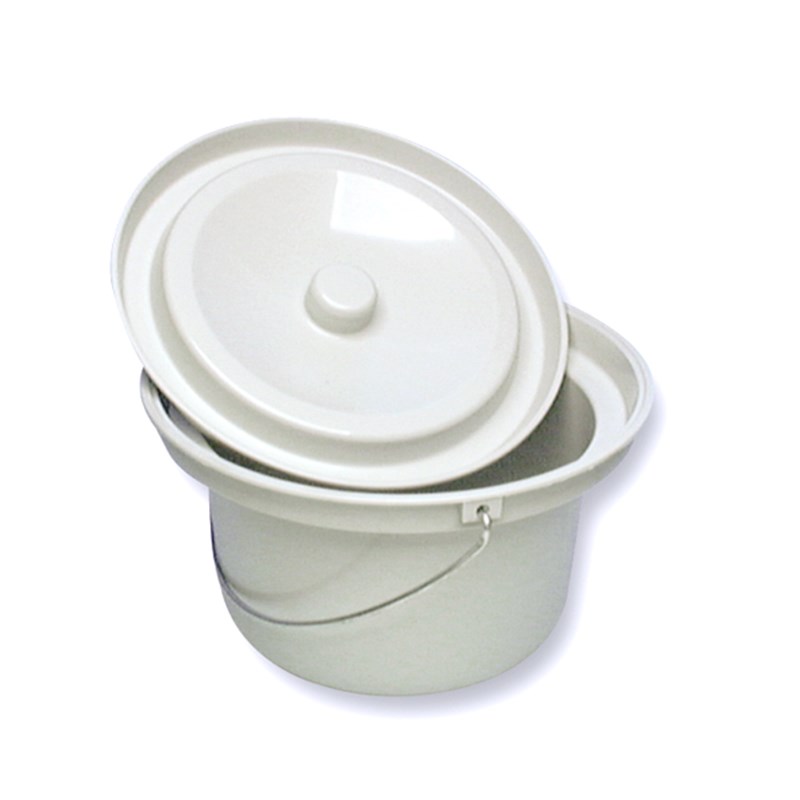 Bedpan, Lid and Handle - Round, Plastic - Li853100033RFL